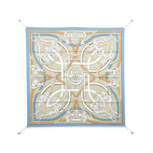 HERMES Blue Scarf